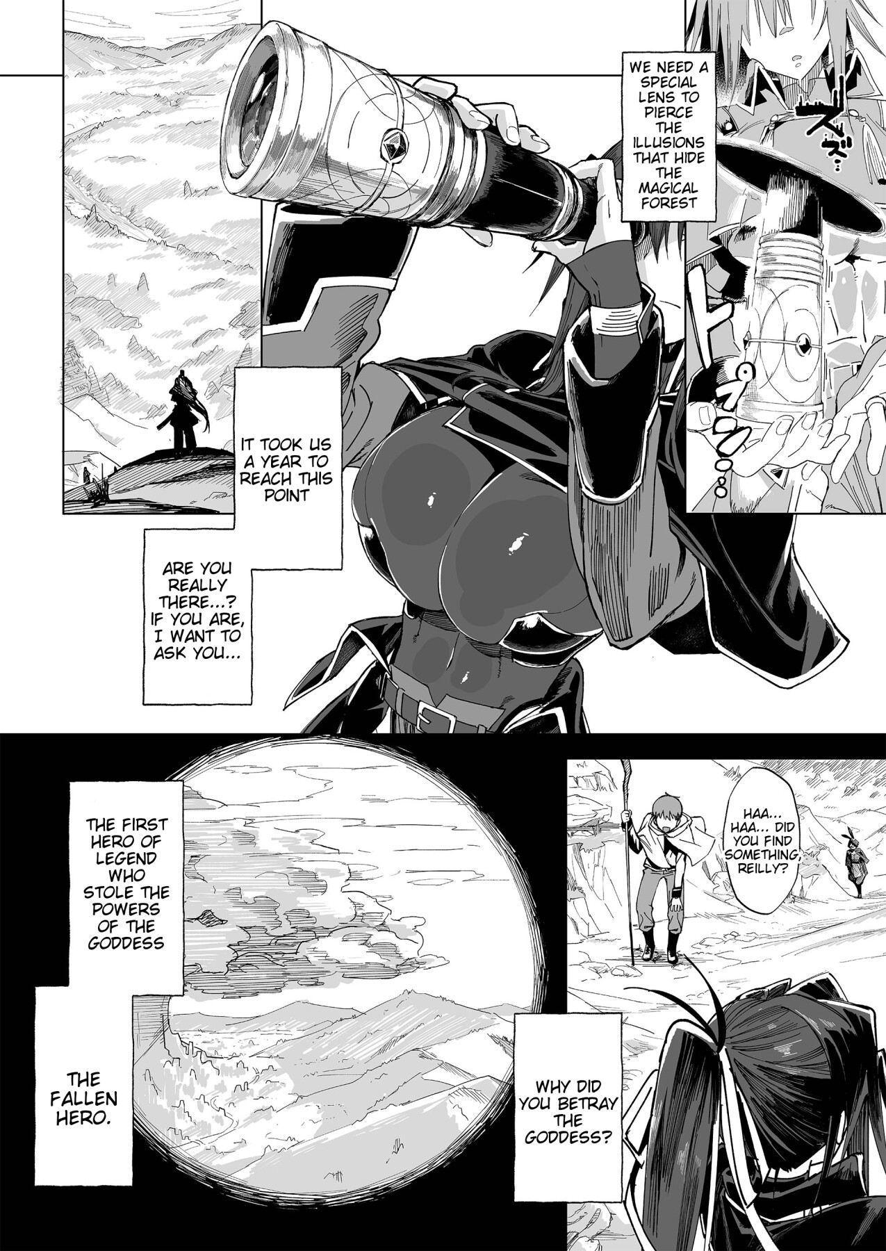 Hentai Manga Comic-Another World♀Hero-Read-7